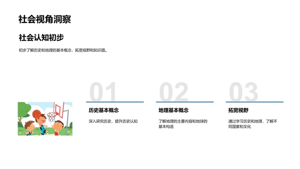 四年级学期规划PPT模板