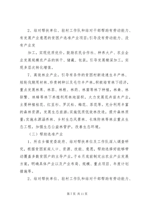 产业扶贫实施方案范本.docx