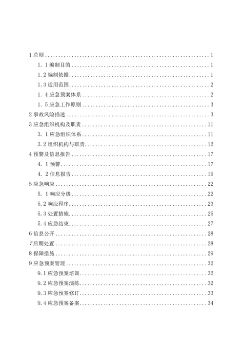 洗煤厂生产安全综合应急预案及现场处置方案.docx