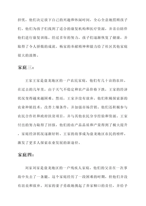 盘龙最美家庭事迹材料