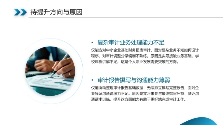 会计学专业大学生职业生涯规划发展展示(审计师方向)