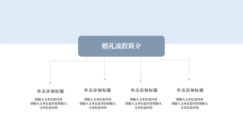 小清新婚礼策划方案PPT模板