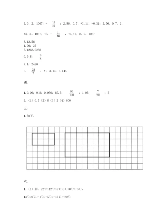 苏教版小升初数学模拟试卷含答案（满分必刷）.docx