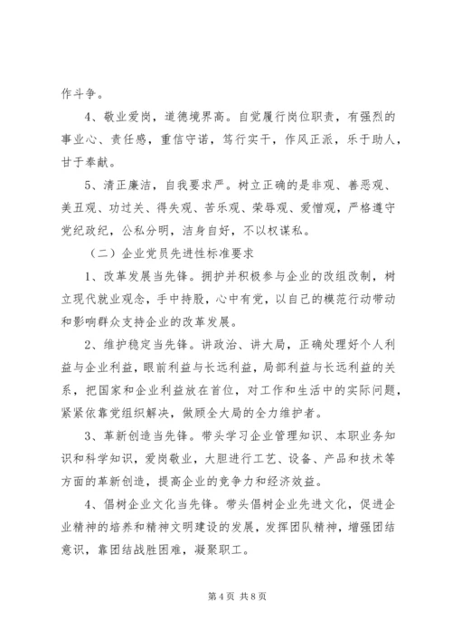 我对共产党员先进性标准的认识 (3).docx