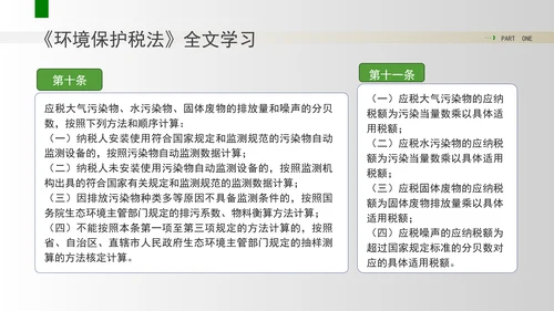 新修订中华人民共和国环境保护税法全文解读学习PPT