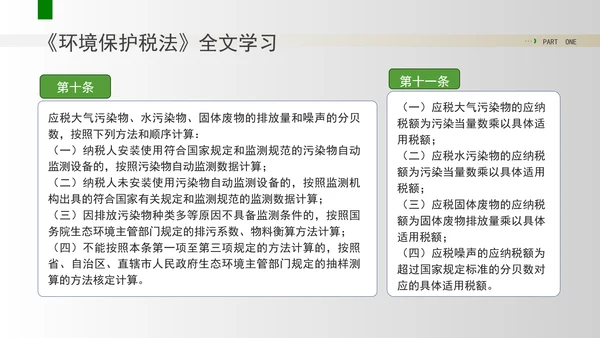 新修订中华人民共和国环境保护税法全文解读学习PPT