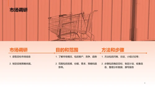 红色商务促销活动策划PPT模板