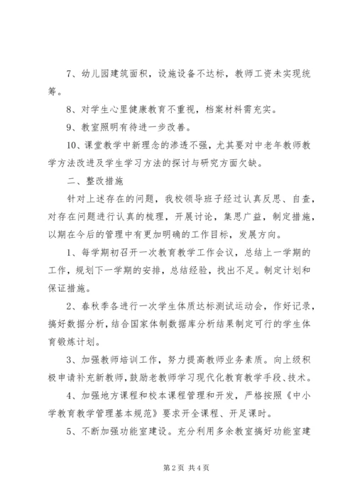 庄晏小学督导整改报告_1 (2).docx