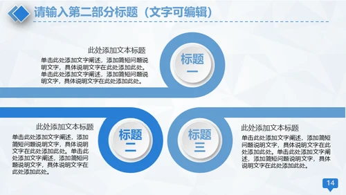 医学医疗蓝色简约工作汇报通用PPT模板