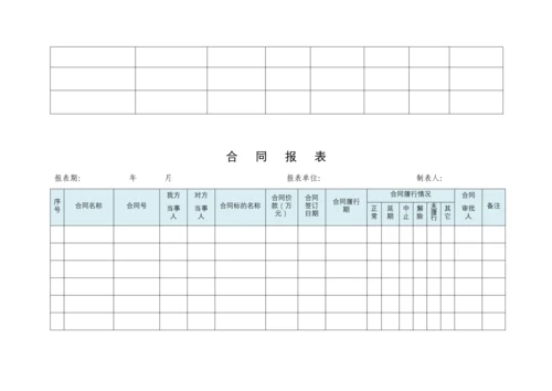 行政管理表格合集.docx