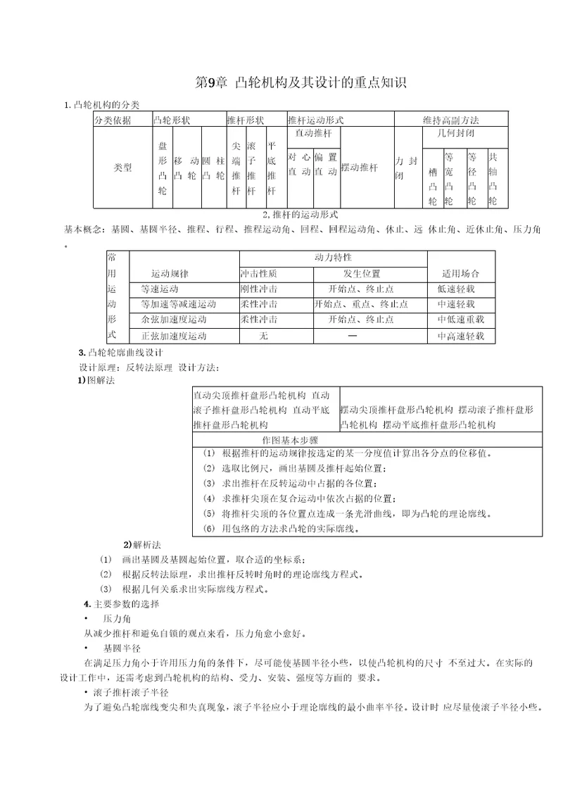 第9章凸轮机构习题解答