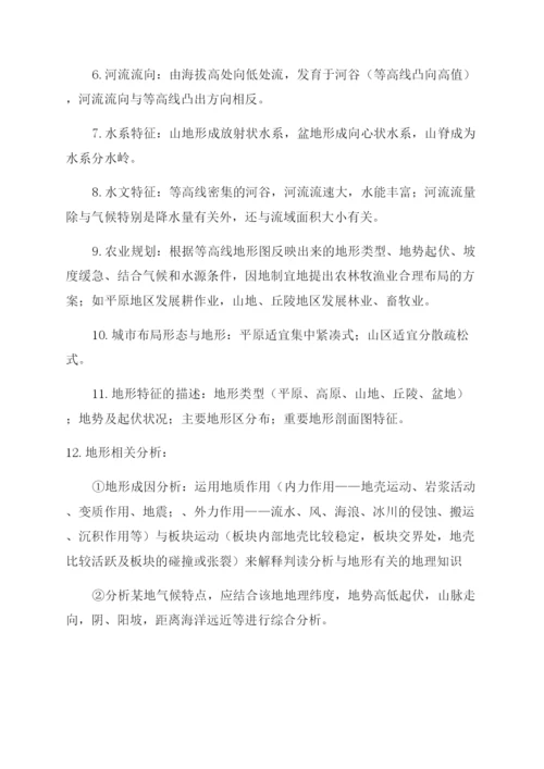 高中地理必背重点知识点大全.docx