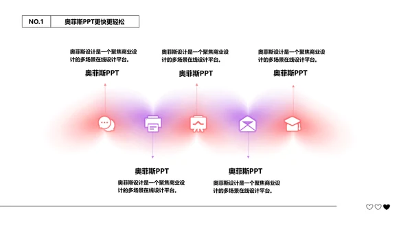 渐变弥散风红紫商业计划书