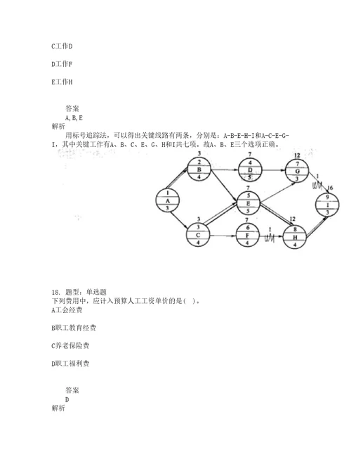 中级经济师资格考试中级建筑经济专业知识与实务题库100题含答案测考84版