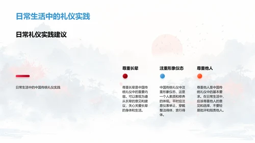 中国礼仪文化讲座PPT模板