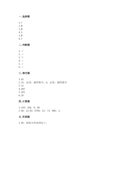 苏教版数学四年级上册期末测试卷及答案【夺冠系列】.docx