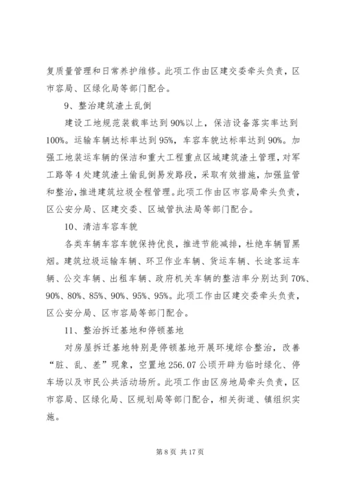 市容环境综合建设行动计划.docx