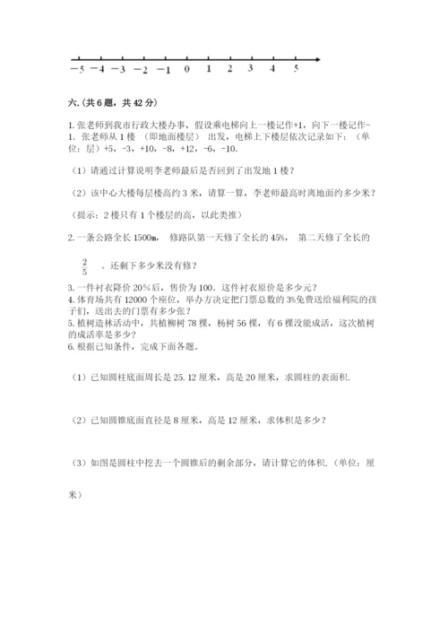 小学六年级数学摸底考试题含答案（名师推荐）.docx