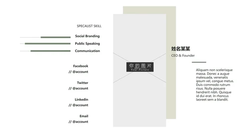 清新典雅绿茶果汁品牌茶文化宣传PPT模板
