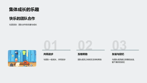社团活动报告PPT模板