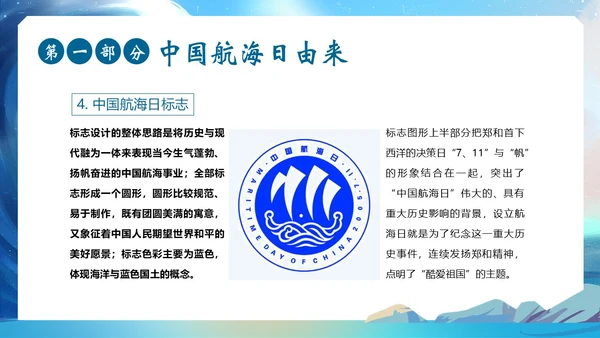 中国航海日纪念郑和下西洋航海历史航海PPT课件