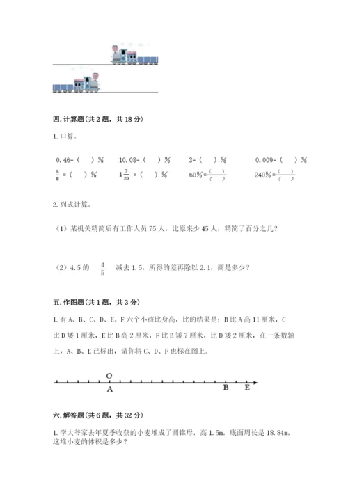 小升初六年级期末试卷含答案【培优a卷】.docx