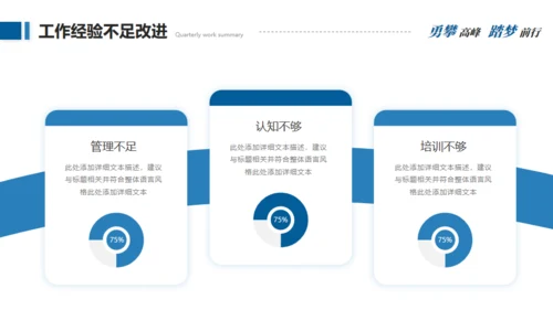 追求目标坚持不懈奋斗通用PPT模板