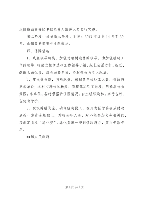 青年志愿者义务植树活动方案.docx
