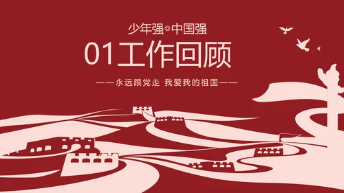 强国有我爱国教育主题教育动态PPT