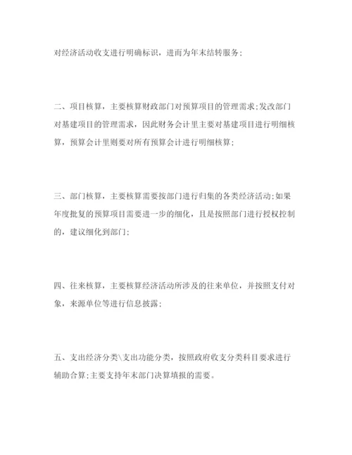 精编政府会计制度学习心得建账的技巧.docx