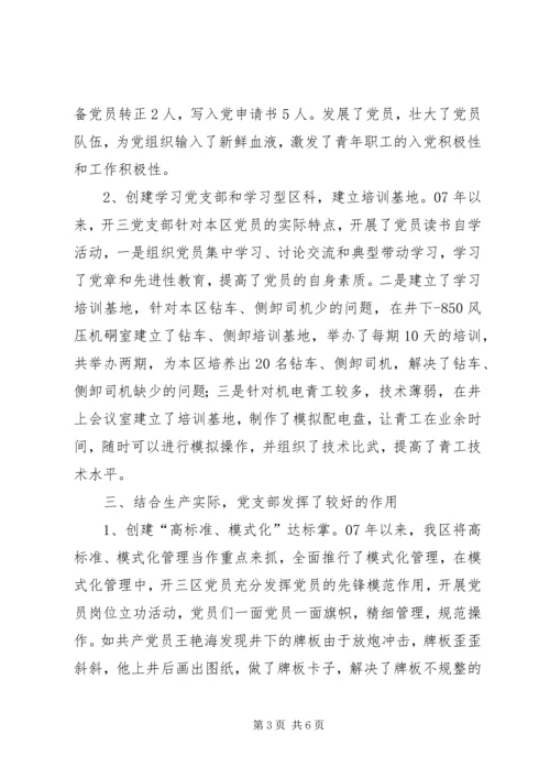 开拓三区任党支部书记履职报告_1.docx