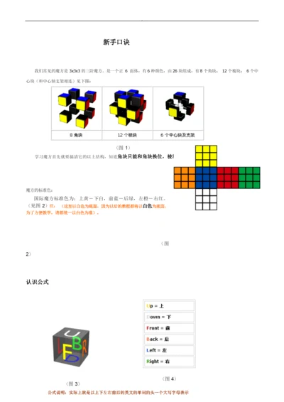 新手魔方口诀.docx