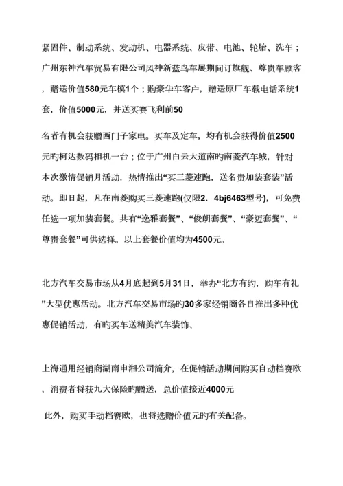 促销专题方案之汽车促销活动开场白.docx