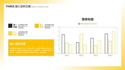 黄色简约风课业汇报总结PPT模板