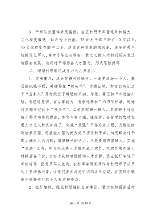 增强经济薄弱地区村级组织战斗力的几点启示.docx