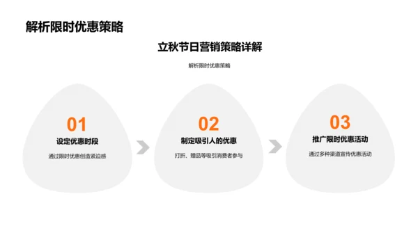 立秋营销策略PPT模板
