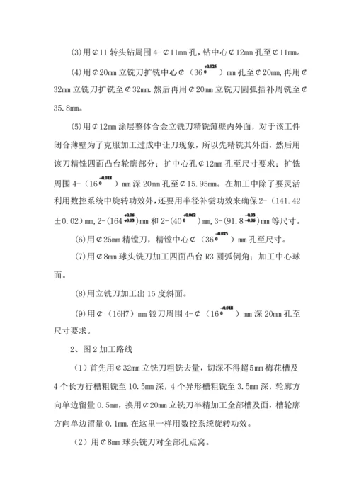 盘类零件加工工艺分析加编程模板.docx