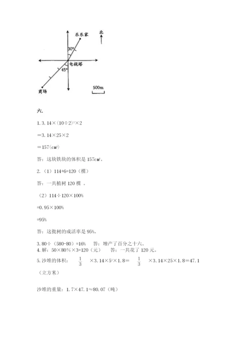 郑州外国语中学小升初数学试卷含答案（突破训练）.docx