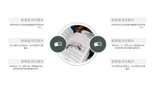世界读书日阅读教学天卷有益通用PPT模板