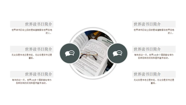 世界读书日阅读教学天卷有益通用PPT模板
