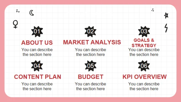 女孩力量卡通人物通用PPT模板