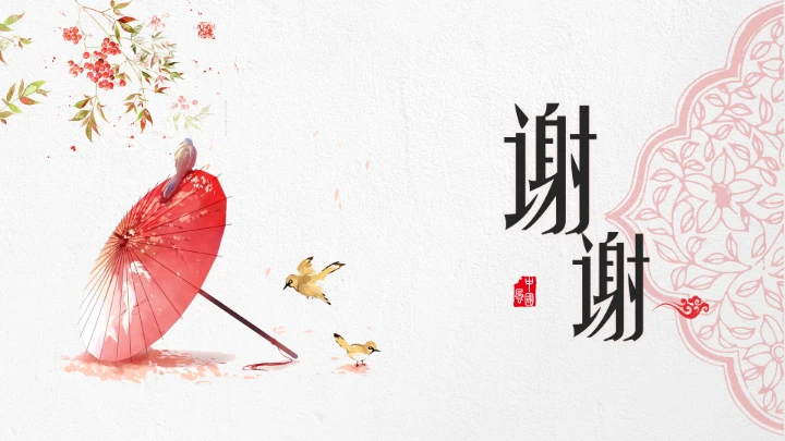 淡雅中国风春节文化习俗介绍PPT模板