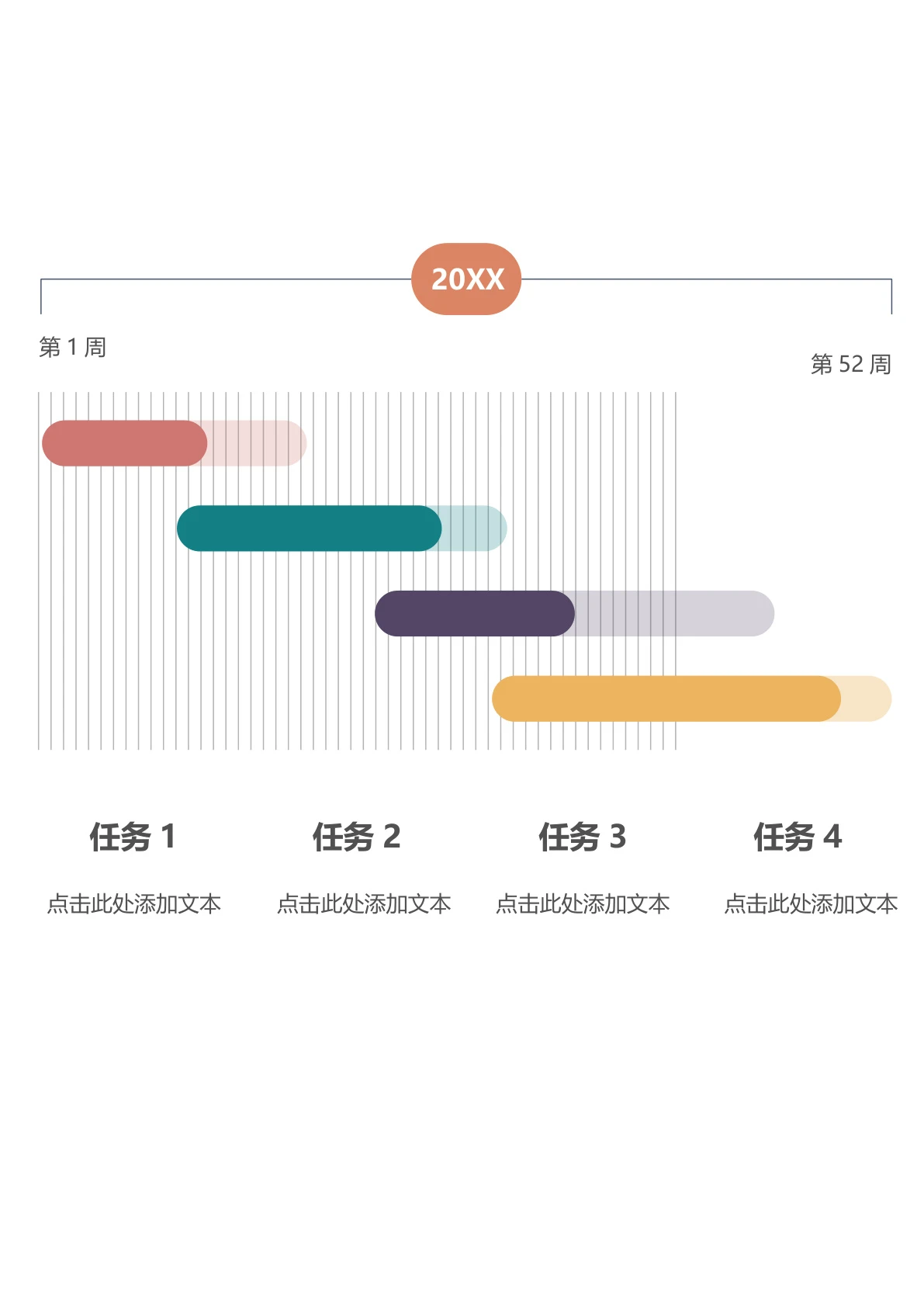 项目任务时间轴模板