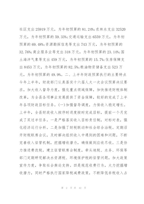 预算执行情况报告.docx