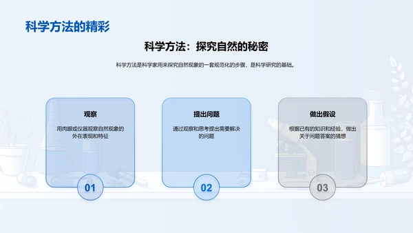 科学探索与实验PPT模板