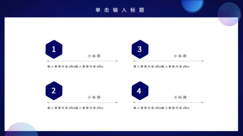 蓝色财务数据分析报告通用PPT模板