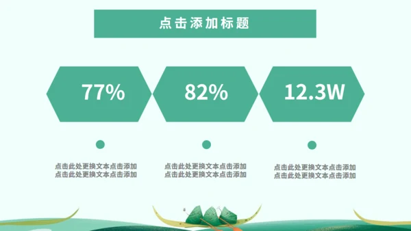 端午节习俗介绍绿色通用PPT
