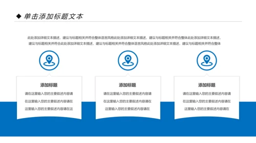 2020蓝色金融银行理财工作总结汇报PPT模板