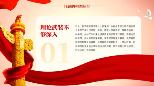 四个对照党性分析教育专题微党课课件PPT 党建
