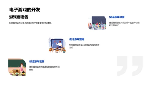 编程语言基础讲解PPT模板